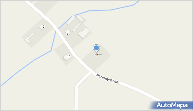 Dylewo, Przemysłowa, 16, mapa Dylewo