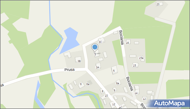 Dyszów, Prusa Bolesława, 3, mapa Dyszów