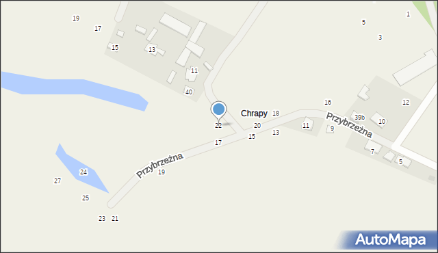 Dzikowo, Przybrzeżna, 22, mapa Dzikowo