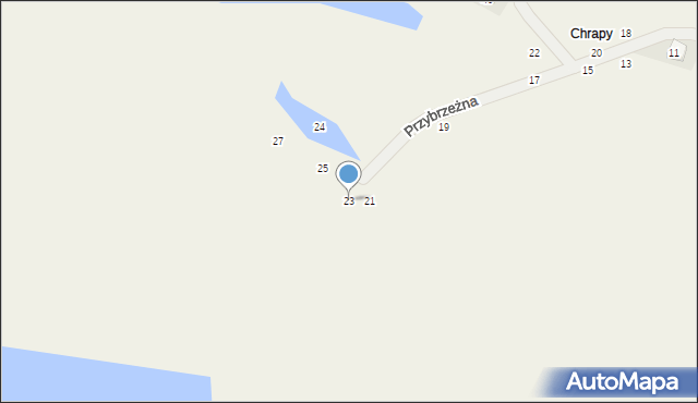 Dzikowo, Przybrzeżna, 23, mapa Dzikowo