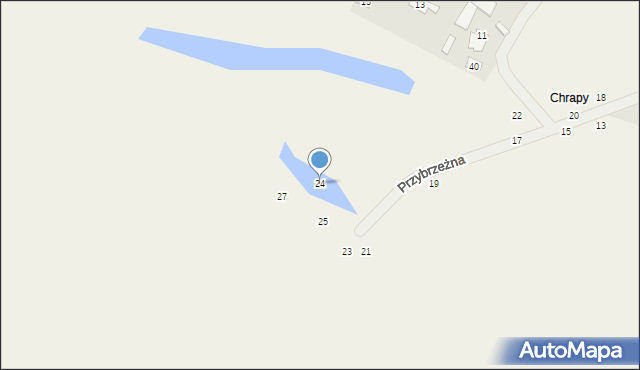 Dzikowo, Przybrzeżna, 24, mapa Dzikowo