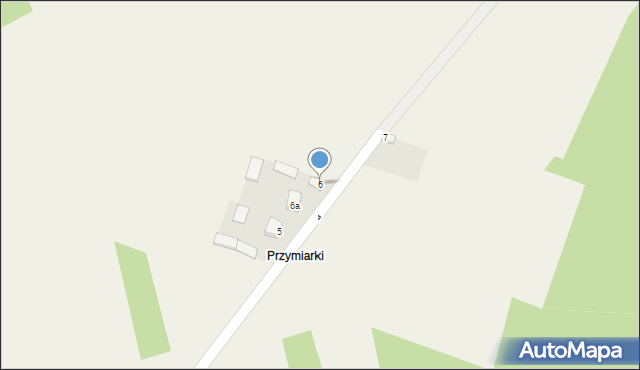 Fanisławice, Przymiarki, 6, mapa Fanisławice