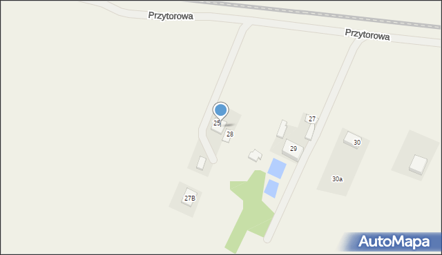 Fasty, Przytorowa, 27A, mapa Fasty