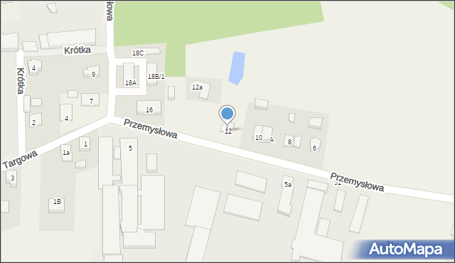 Galewice, Przemysłowa, 12, mapa Galewice