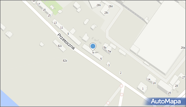 Gdańsk, Przetoczna, 7, mapa Gdańska