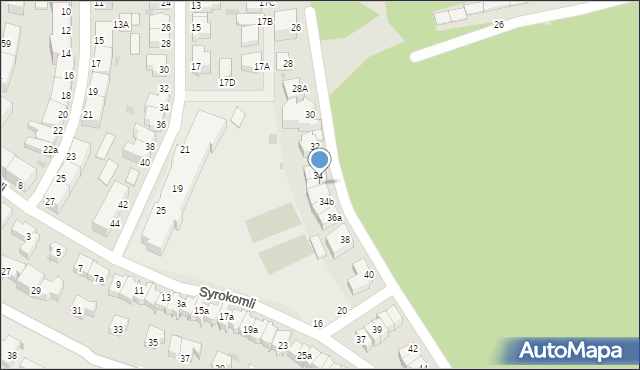 Gdynia, Przerwy-Tetmajera Kazimierza, 34a, mapa Gdyni