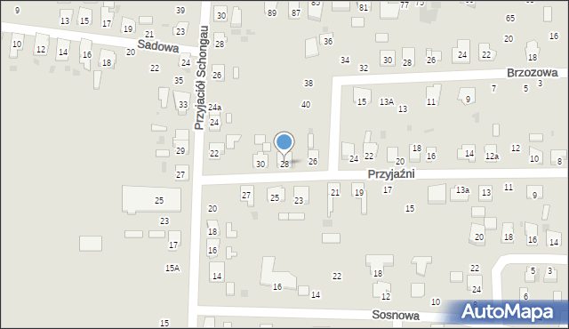 Gogolin, Przyjaźni, 28, mapa Gogolin