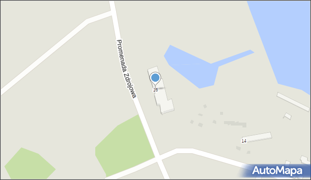 Gołdap, Promenada Zdrojowa, 16, mapa Gołdap