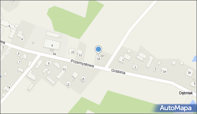 Grabów nad Pilicą, Przemysłowa, 12, mapa Grabów nad Pilicą