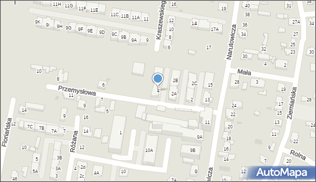 Grodzisk Mazowiecki, Przemysłowa, 4, mapa Grodzisk Mazowiecki