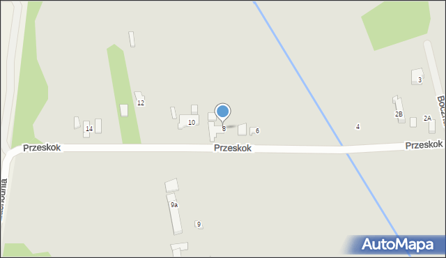 Grodzisk Mazowiecki, Przeskok, 8, mapa Grodzisk Mazowiecki