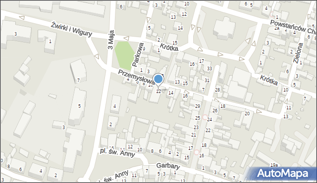 Grodzisk Wielkopolski, Przemysłowa, 12, mapa Grodzisk Wielkopolski