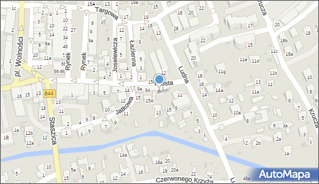 Hrubieszów, Prosta, 9h, mapa Hrubieszów