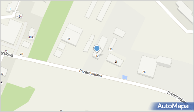 Ignatki, Przemysłowa, 32, mapa Ignatki