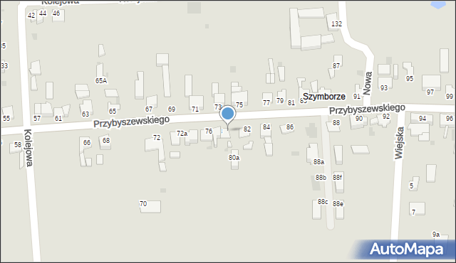 Inowrocław, Przybyszewskiego Stanisława, 80, mapa Inowrocławia