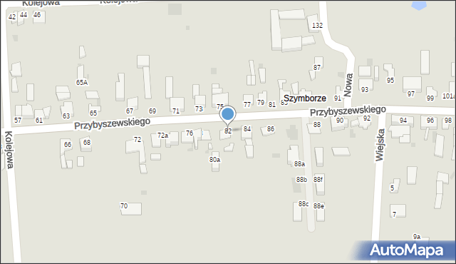 Inowrocław, Przybyszewskiego Stanisława, 82, mapa Inowrocławia