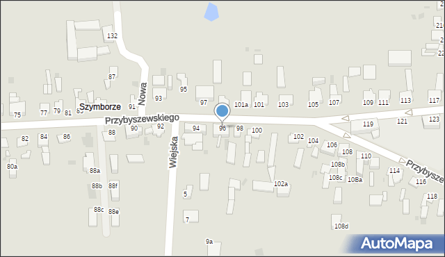 Inowrocław, Przybyszewskiego Stanisława, 96, mapa Inowrocławia