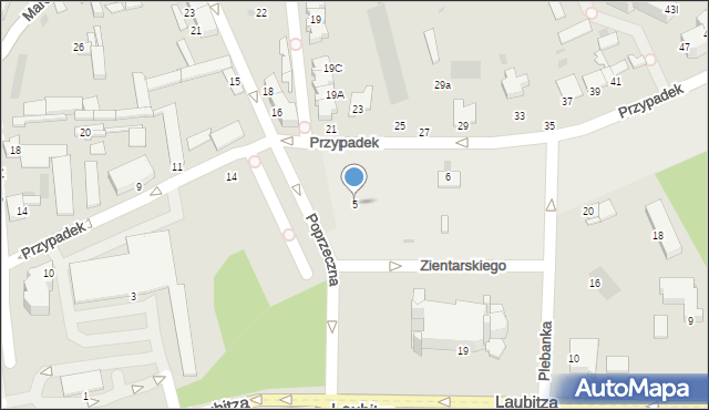 Inowrocław, Przypadek, 5, mapa Inowrocławia