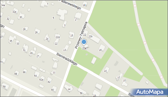 Izabelin C, Przerwy-Tetmajera Kazimierza, 22a, mapa Izabelin C