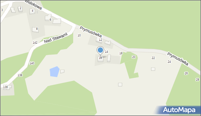 Izdebnik, Prymusówka, 16, mapa Izdebnik