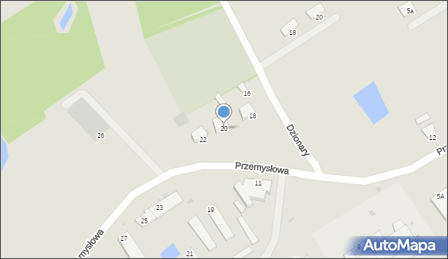 Jabłonowo Pomorskie, Przemysłowa, 20, mapa Jabłonowo Pomorskie