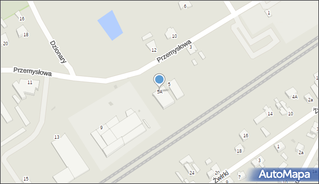 Jabłonowo Pomorskie, Przemysłowa, 5A, mapa Jabłonowo Pomorskie