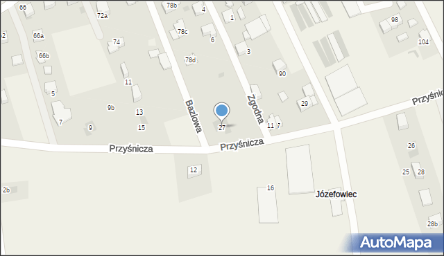 Jankowice, Przyśnicza, 27, mapa Jankowice