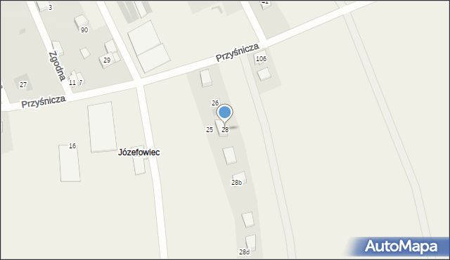 Jankowice, Przyśnicza, 28, mapa Jankowice