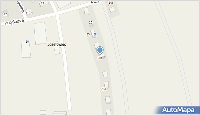 Jankowice, Przyśnicza, 28b, mapa Jankowice