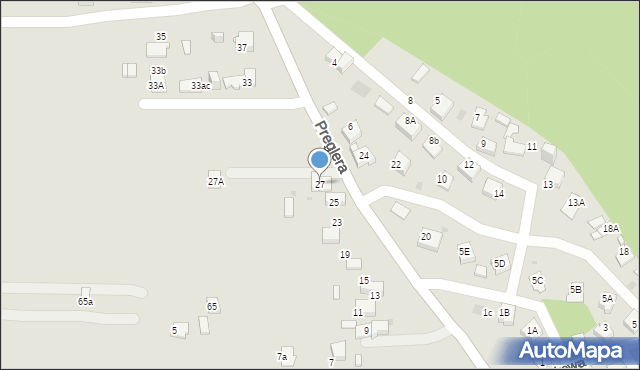 Jaworzno, Preglera Arnolda, 27, mapa Jaworzno