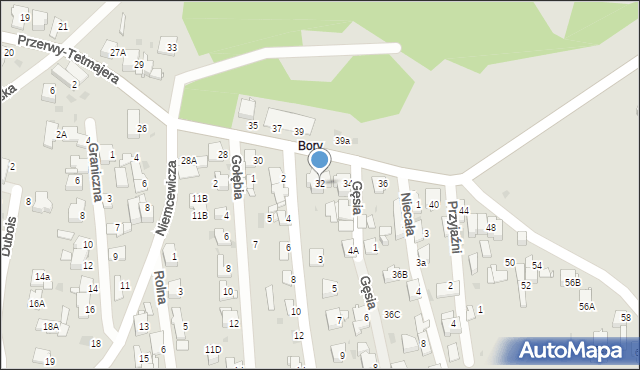 Jaworzno, Przerwy-Tetmajera Kazimierza, 32, mapa Jaworzno