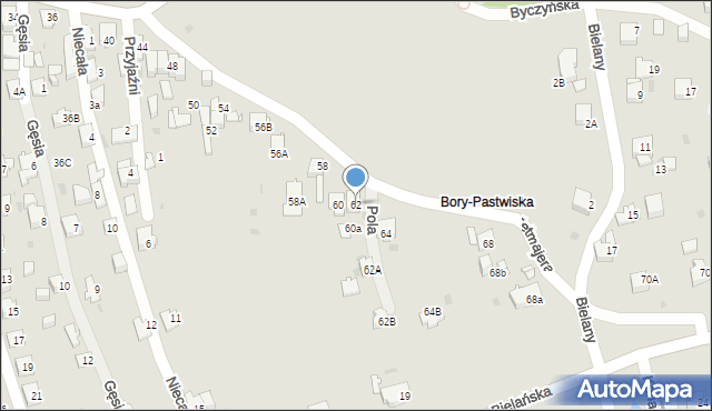 Jaworzno, Przerwy-Tetmajera Kazimierza, 62, mapa Jaworzno