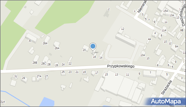 Jędrzejów, Przypkowskiego Feliksa, 18, mapa Jędrzejów