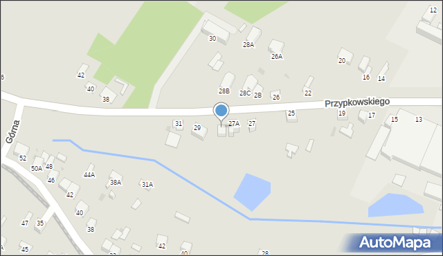 Jędrzejów, Przypkowskiego Feliksa, 27B, mapa Jędrzejów