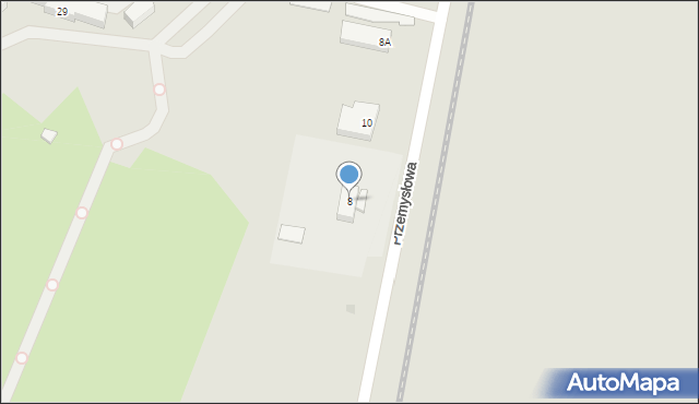 Kalisz Pomorski, Przemysłowa, 8, mapa Kalisz Pomorski