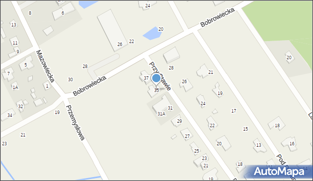 Kamionka, Przy Stawie, 35, mapa Kamionka