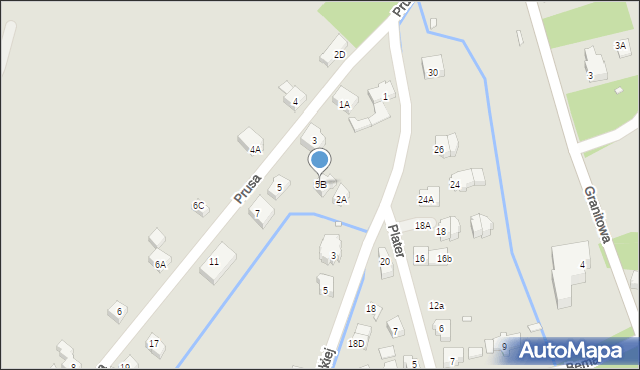 Karpacz, Prusa Bolesława, 5B, mapa Karpacz