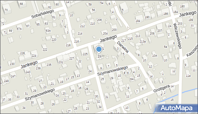 Katowice, Przerwy-Tetmajera Kazimierza, 23, mapa Katowic