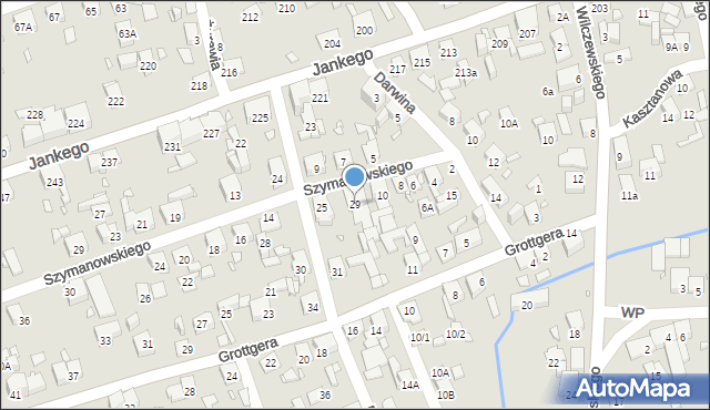 Katowice, Przerwy-Tetmajera Kazimierza, 29, mapa Katowic