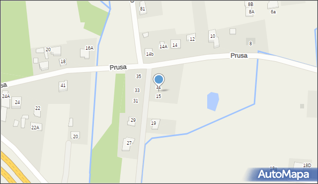 Kąty, Prusa Bolesława, 13, mapa Kąty