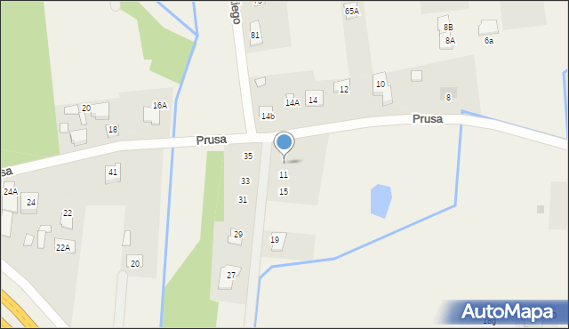 Kąty, Prusa Bolesława, 9, mapa Kąty