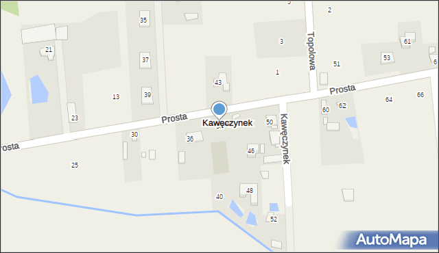 Kawęczynek, Prosta, 38, mapa Kawęczynek