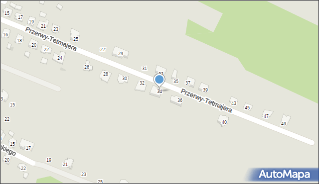 Kędzierzyn-Koźle, Przerwy-Tetmajera Kazimierza, 34, mapa Kędzierzyna-Koźle