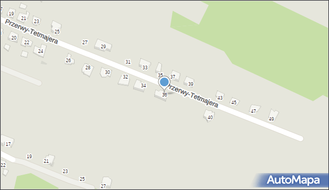 Kędzierzyn-Koźle, Przerwy-Tetmajera Kazimierza, 36, mapa Kędzierzyna-Koźle