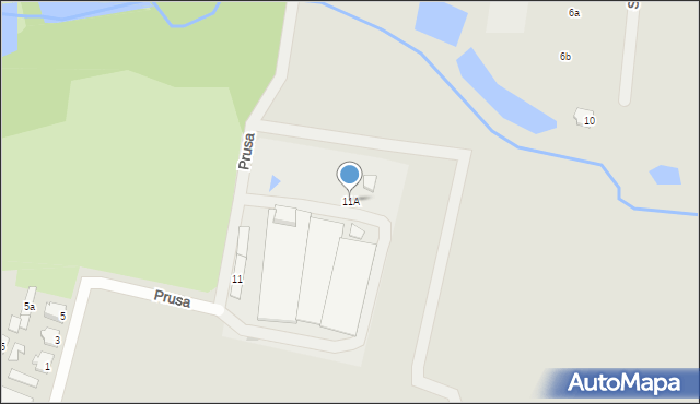 Kikół, Prusa, 11A, mapa Kikół