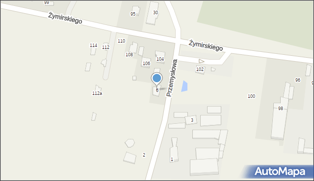 Klembów, Przemysłowa, 6, mapa Klembów