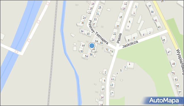 Kłodzko, Przerwy-Tetmajera Kazimierza, 58, mapa Kłodzka