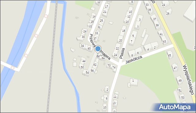 Kłodzko, Przerwy-Tetmajera Kazimierza, 64, mapa Kłodzka