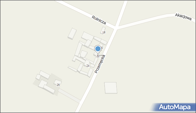 Kluczewo, Przemęcka, 22, mapa Kluczewo