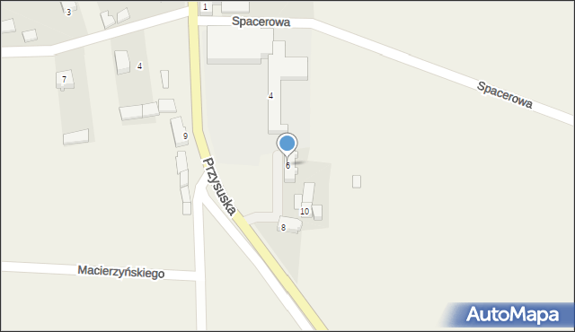 Klwów, Przysuska, 6, mapa Klwów